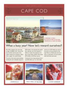 Cape Cod flyer - page 1.